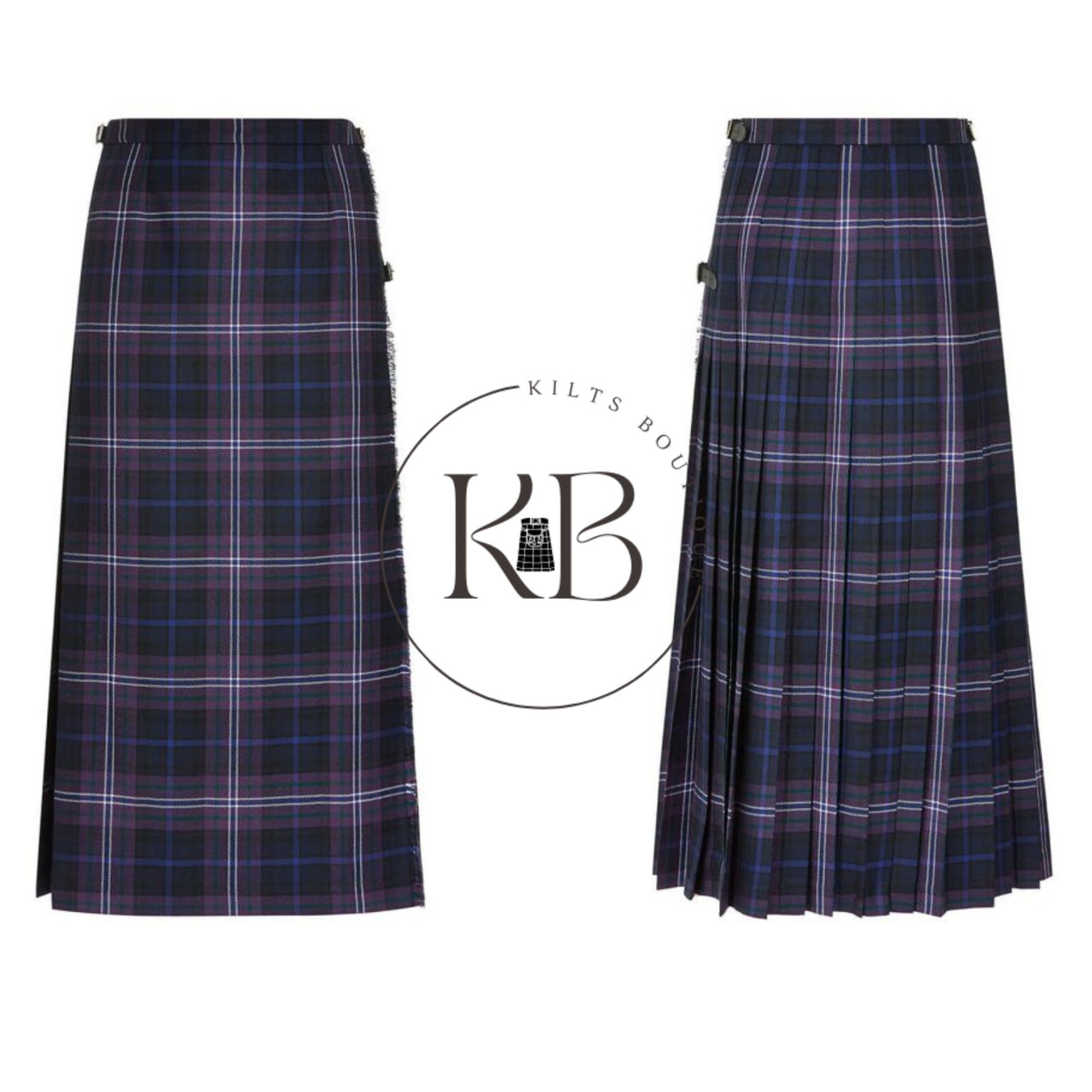 Ladies Tartan Hostess Kilt With Sash main image 1