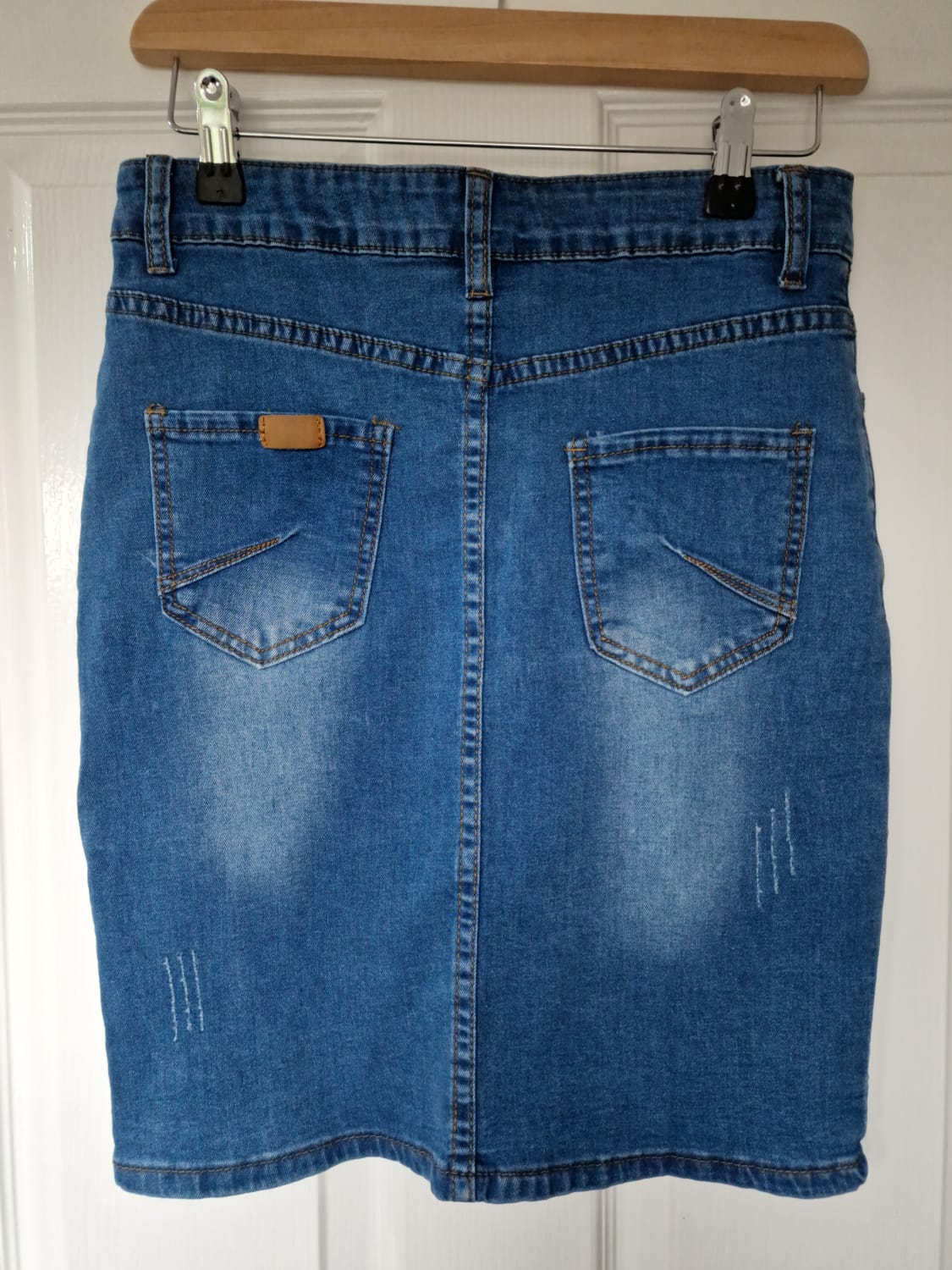 Skirt Denim Bodycon With Stretchy Midi Skirt Jeans High Waist Pencil Skirts Women