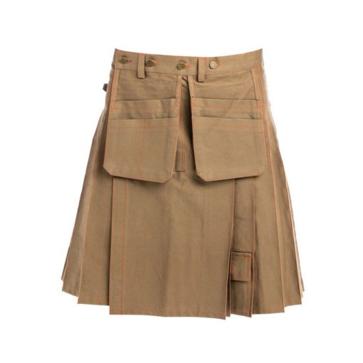 Men Work modern  Utility Kilt With Multi Storage Pockets