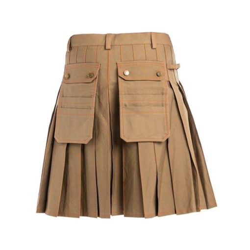 Men Work modern  Utility Kilt With Multi Storage Pockets