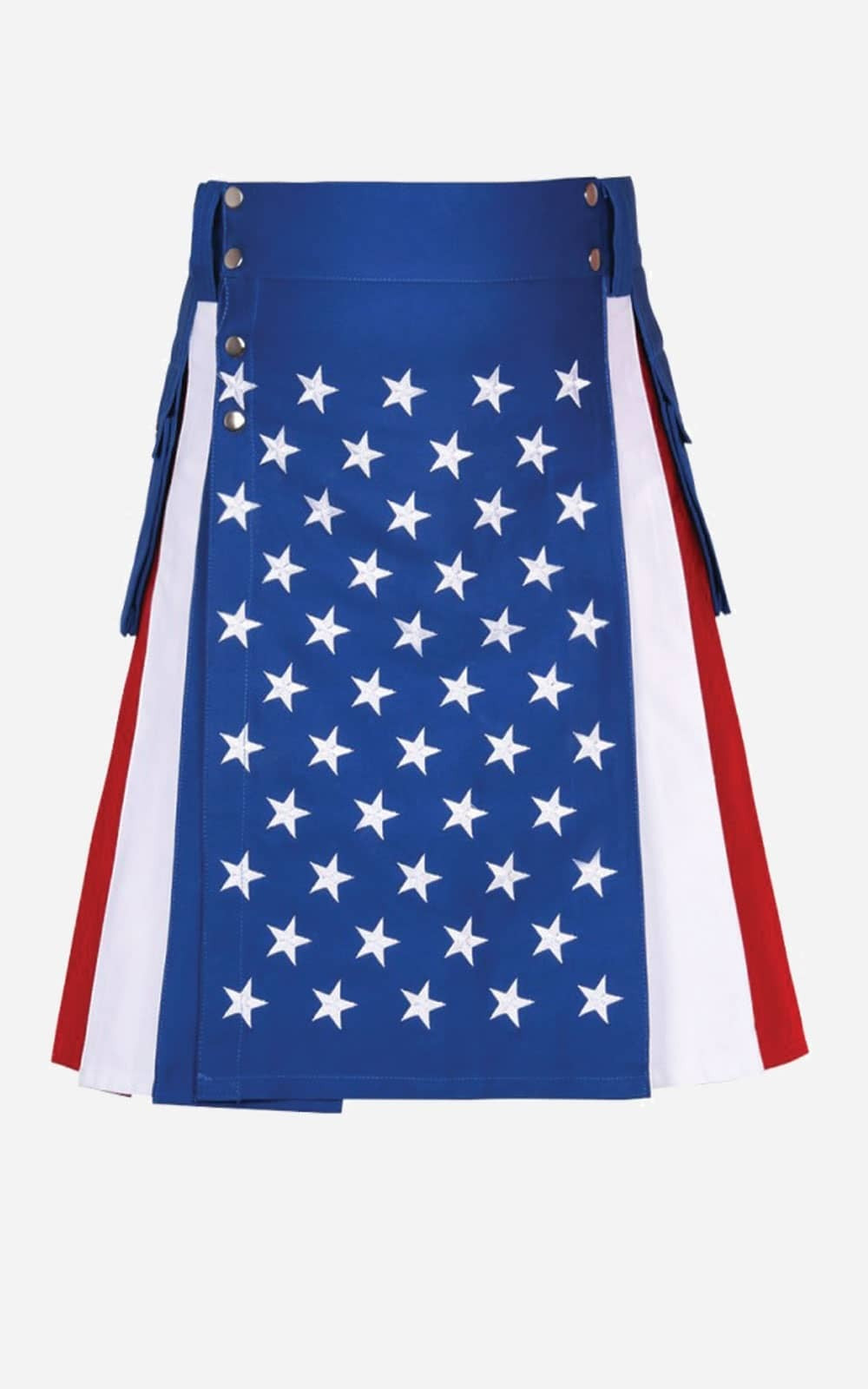 USA American Flag Hybrid Utility Kilt For Patriotic Men