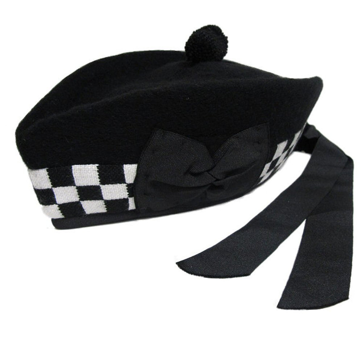 Scottish Glengarry Cap Traditional Military Piper Hat KILT