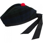 Black Watch Scottish Highland Wear Acrylic Wool Traditional Tartan Glengarry Cap / Kilt Hat - #Kilts Boutique#