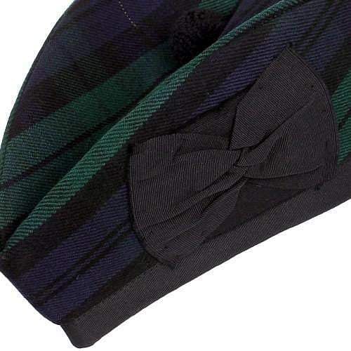Black Watch Scottish Highland Wear Acrylic Wool Traditional Tartan Glengarry Cap / Kilt Hat - #Kilts Boutique#