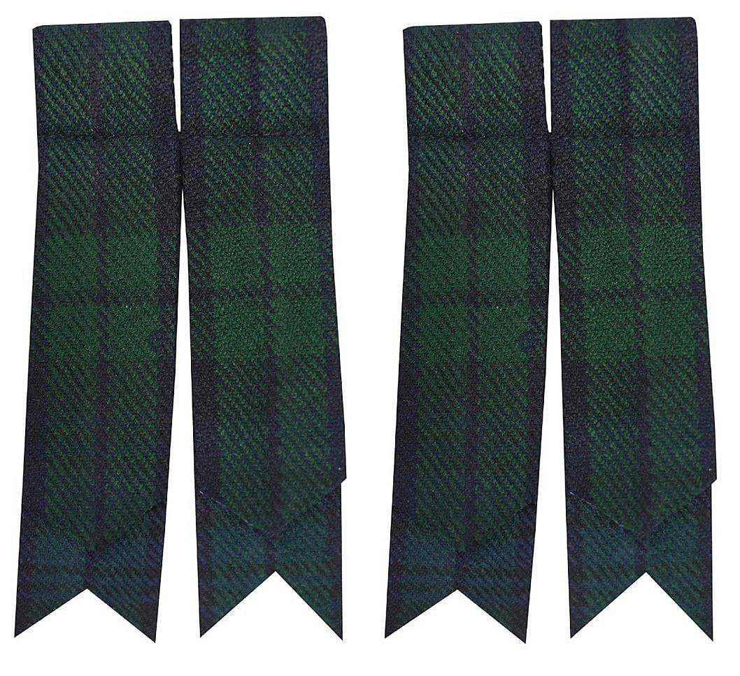 Black Watch Scottish Men's Traditional Highland Dress Tartan Kilt Outfit 9 Pieces - #Kilts Boutique#