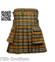 Black Watch Weathere Modern Tartan Scottish Men Utility Modern Kilt Cargo Pocket - #Kilts Boutique#