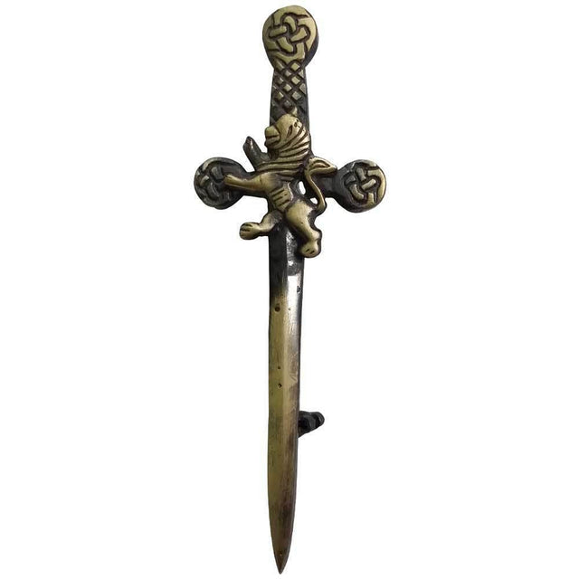 Celtic Lion Rampant Highland Scottish Kilt Pin Antique Finish Kilt Pin - #Kilts Boutique#