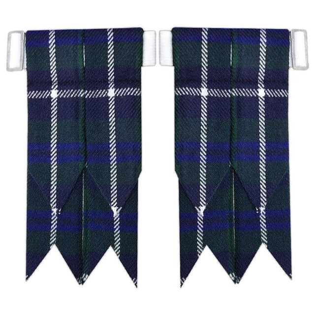 Douglas Scottish Kilt Hose Sock Flashes Garter Pointed Highland Wear - #Kilts Boutique#