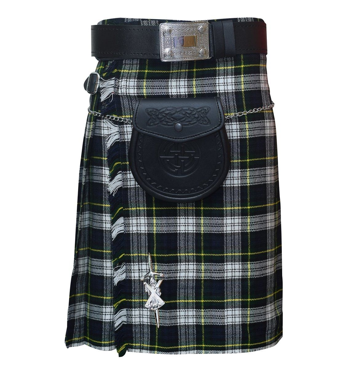 Dress Gordon Tartan Scottish Men's Traditional Kilt Outfits Sporran Belt Buckle Pin - #Kilts Boutique#