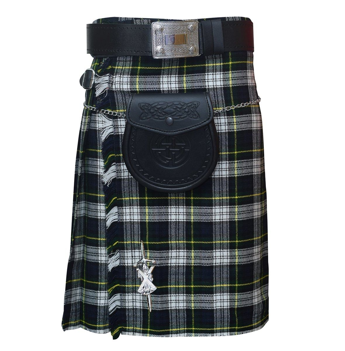 Dress Gordon Tartan Scottish Men's Traditional Kilt Outfits Sporran Belt Buckle Pin - #Kilts Boutique#