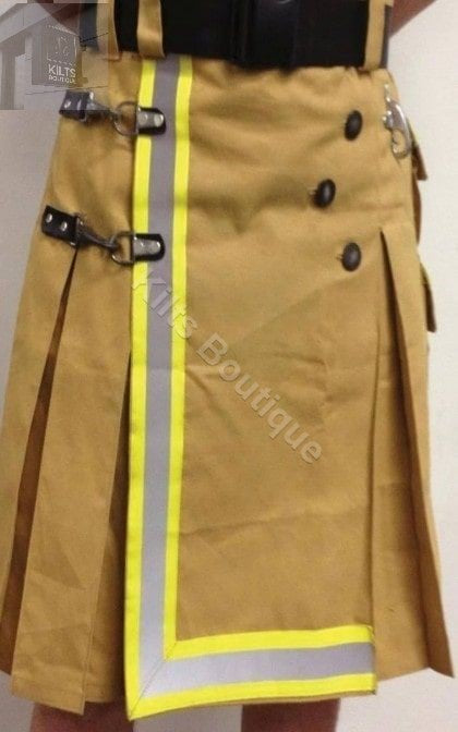 Firefighter utility cargo kilt dual pockets hooks
