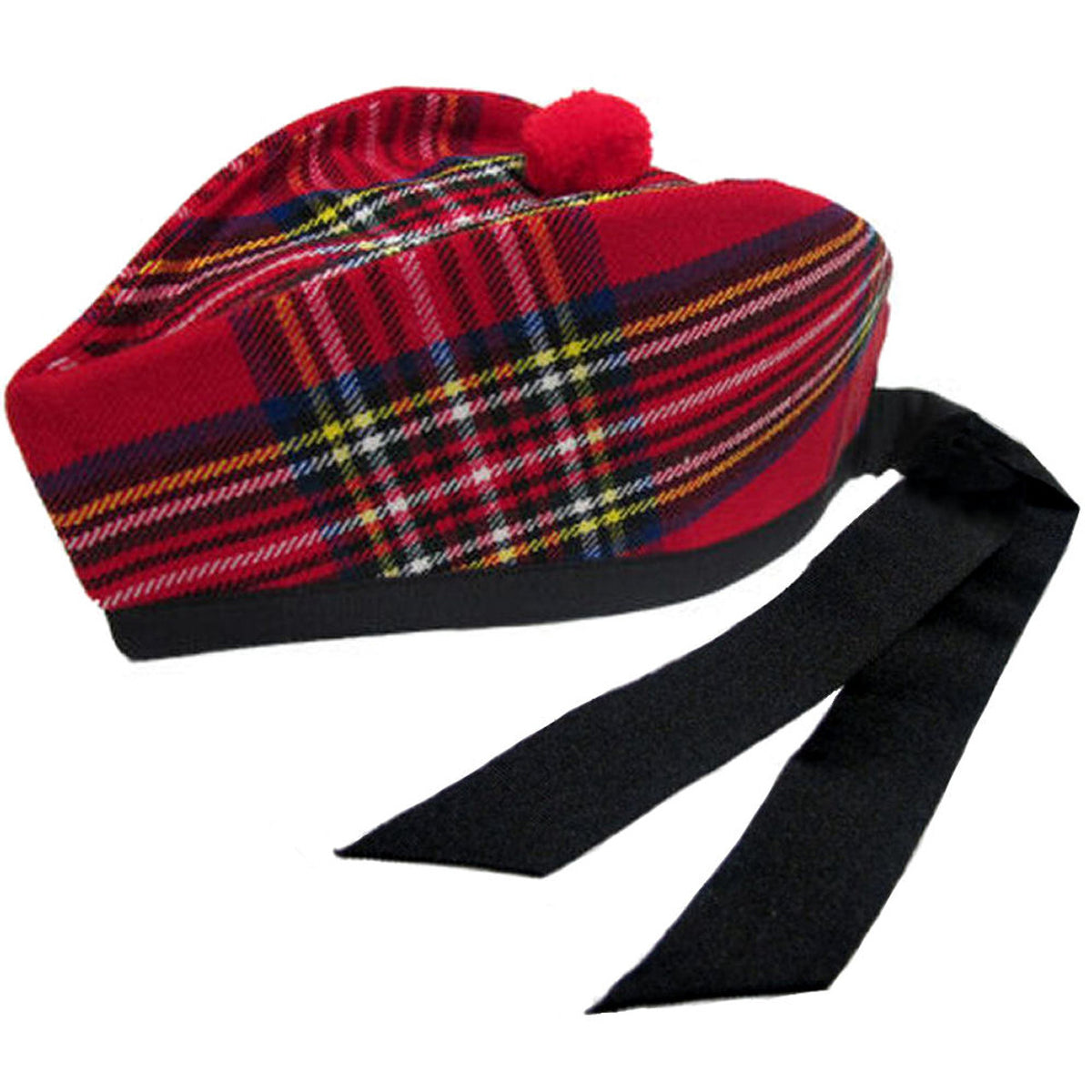 Scottish Glengarry Cap Traditional Military Piper Hat KILT