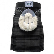 Grey Granite Highland Scottish Men's Kilt Set Sporran, Chain, Belt, Buckle, - #Kilts Boutique#