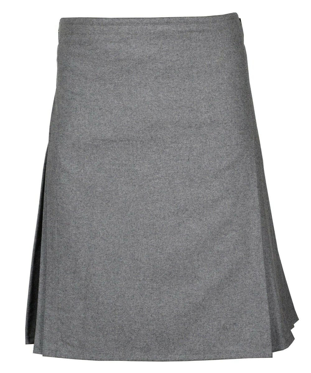 Grey Scottish Men's Traditional 8 Yard Kilt 100% Wool Kilt - #Kilts Boutique#
