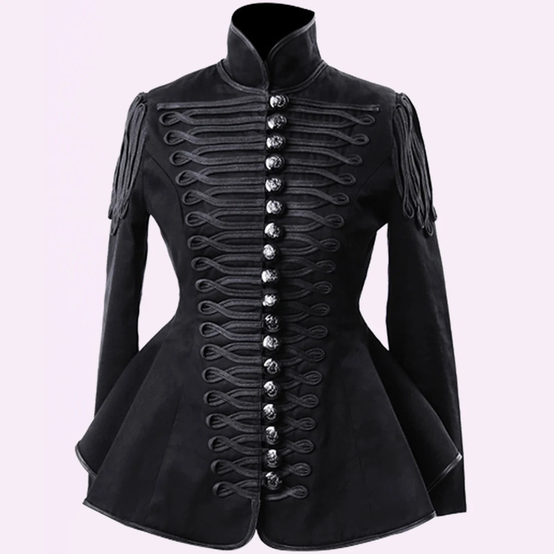 Hussar Military jacket,Ladies Fashion Military Coat