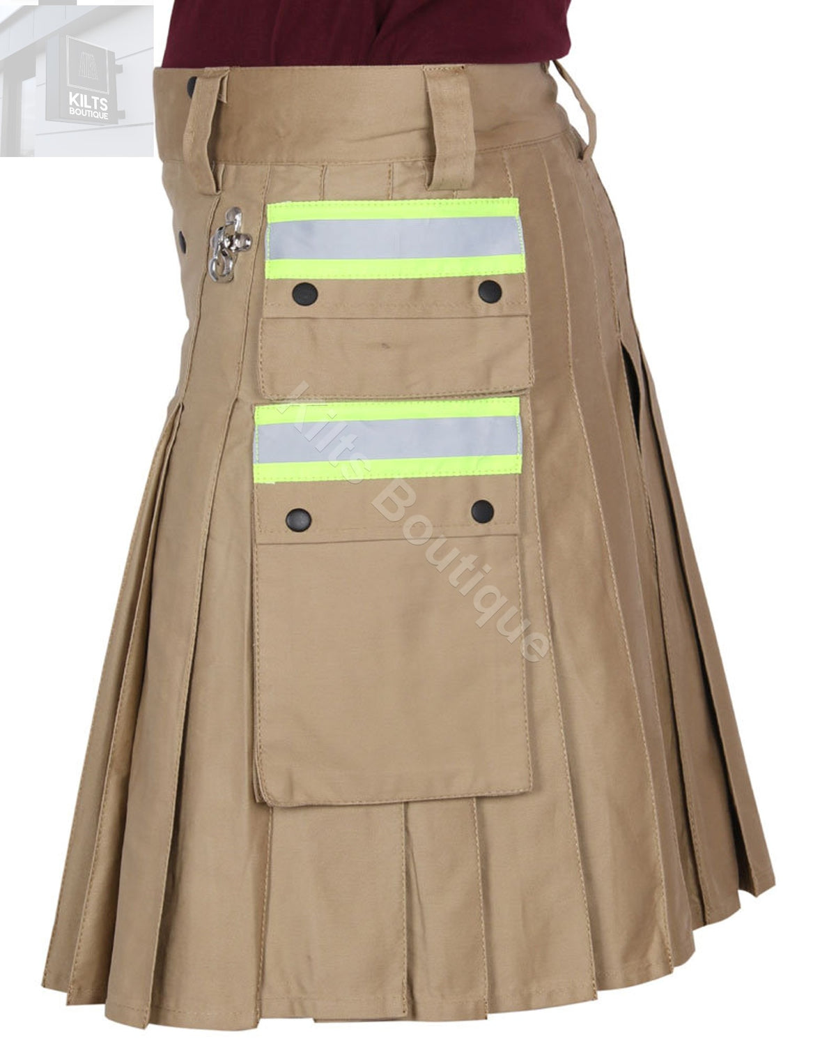 Firefighter Kilts Men Cotton Utility Kilt Fireman reflector Utility Kilt