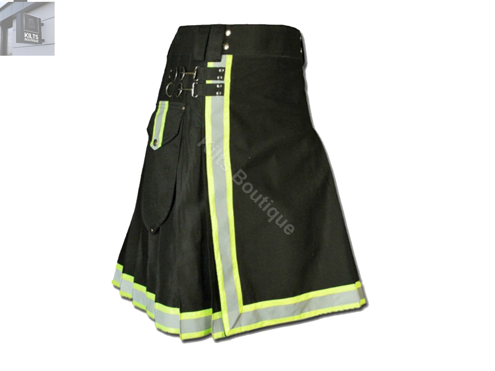 Utility Fireman Kilt Handmade Tactical Firefighter Skirt Kilt