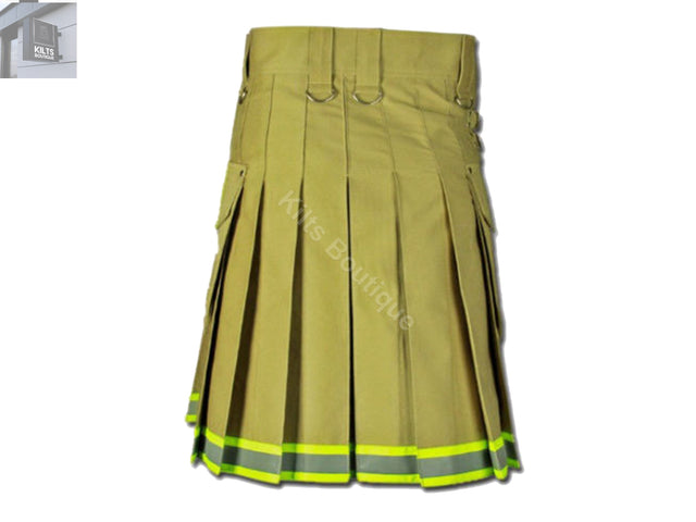 Utility Fireman Kilt Handmade Tactical Firefighter Skirt Kilt