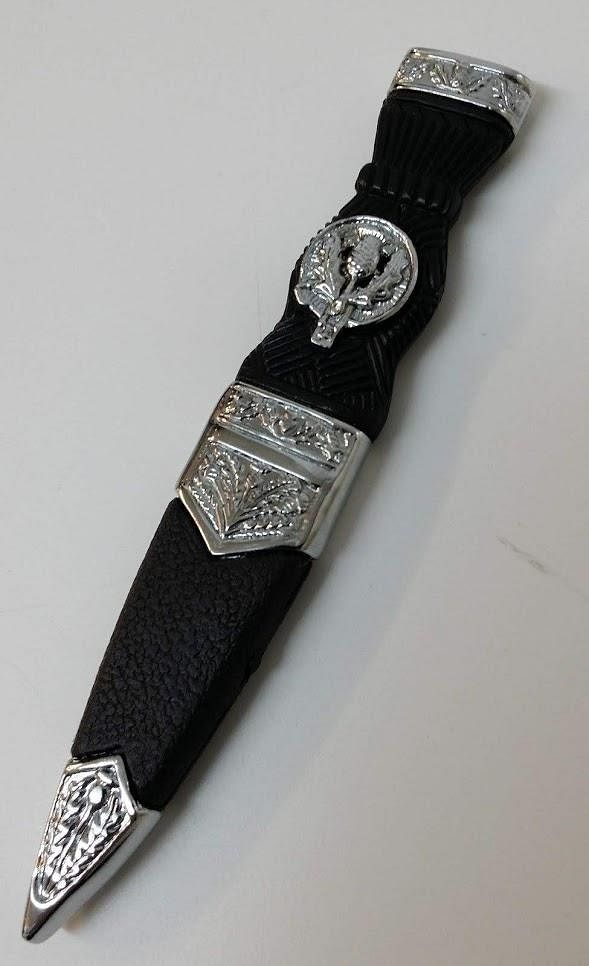 Kilt Highlandwear Safety Sgian Dubh dummy Thistle Crest - #Kilts Boutique#