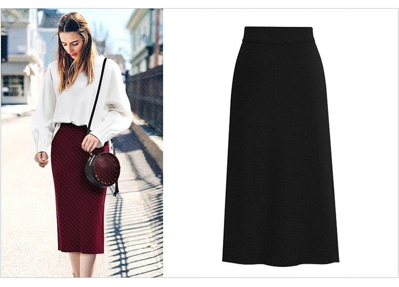 Long pencil shop skirt 6xl