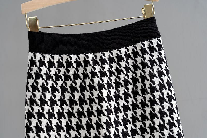 Knit Sweater Skirt Elastic Band High Waist Midi Pencil Skirt Bodycon Women Long Skirts Jupe Femme Faldas - #Kilts Boutique#