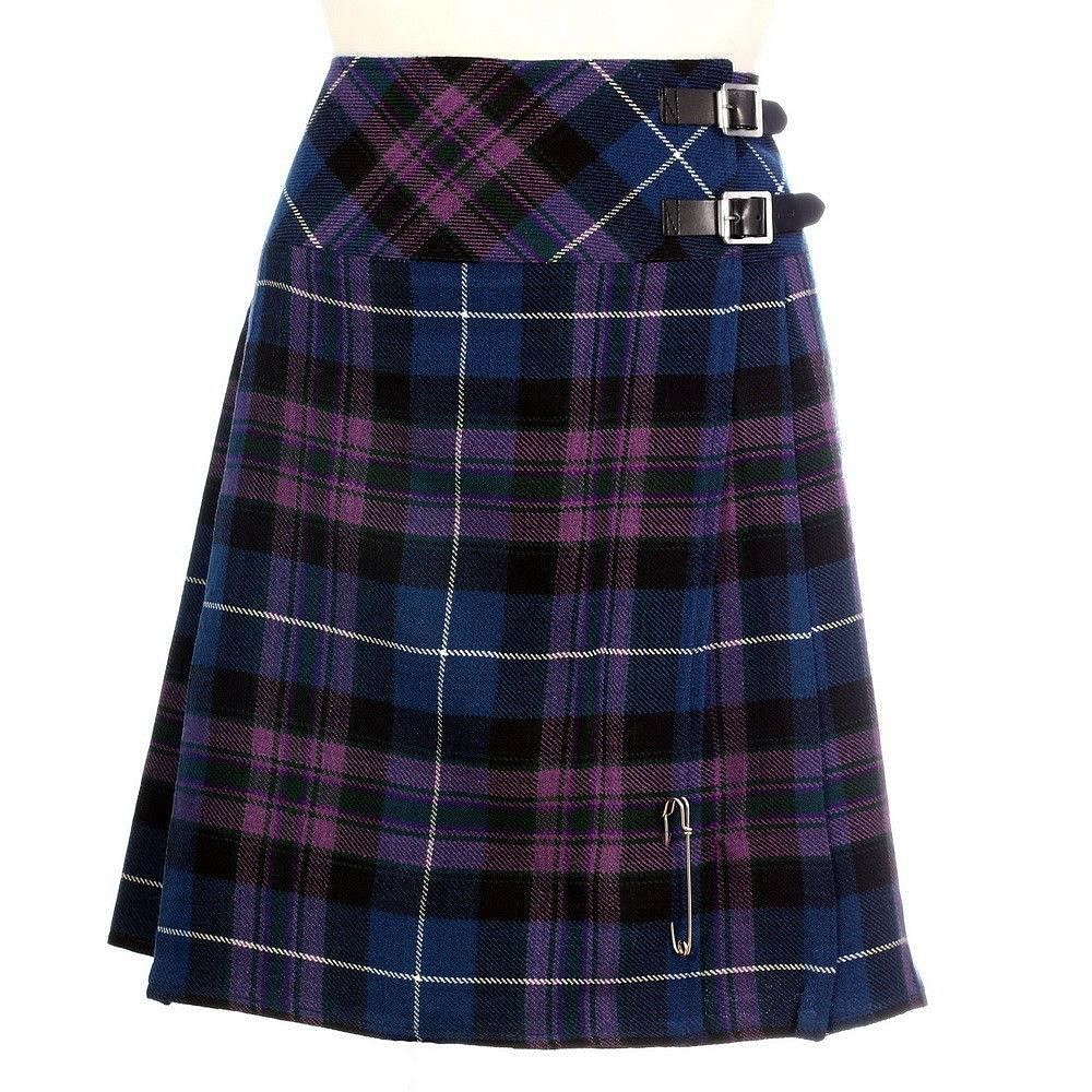 Ladies Billie Knee Length Tartan Kilt Skirt - #Kilts Boutique#