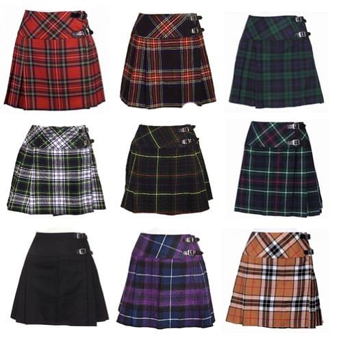 Ladies Billie Knee Length Tartan Kilt Skirt - #Kilts Boutique#