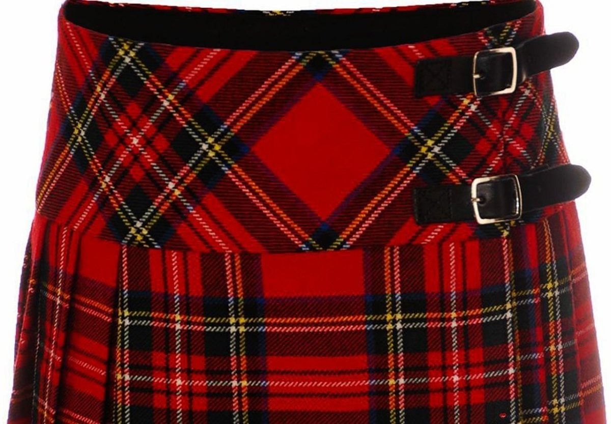 Ladies Billie Mini Tartan Kilt Skirt Royal Stewart - #Kilts Boutique#