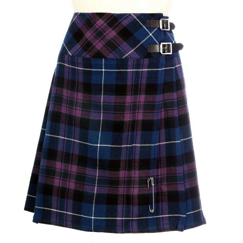 Ladies Pride of Scotland Scottish Pleated Skirt length 21" - #Kilts Boutique#