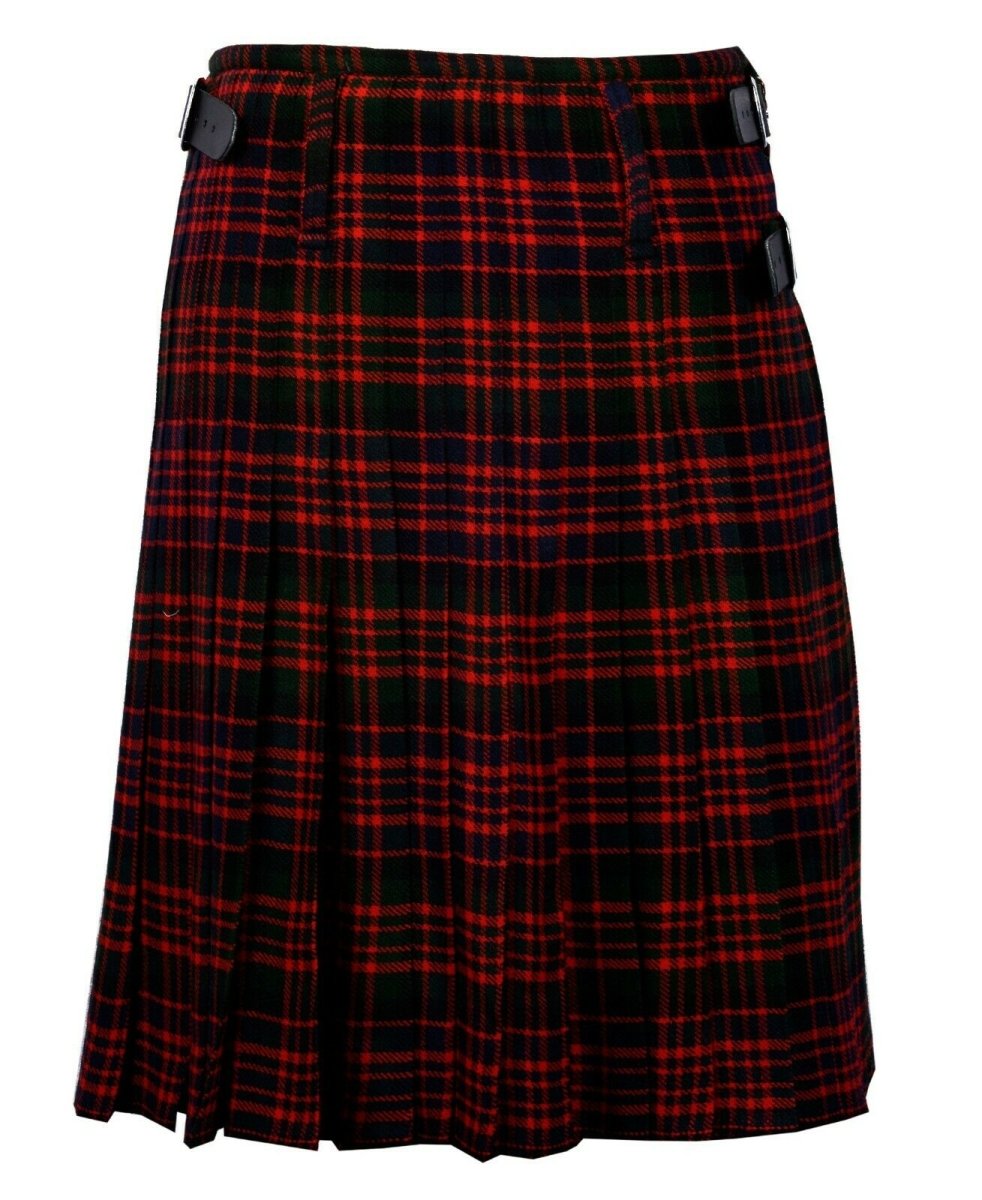 Macdonald Tartan Traditional Scottish Men's Kilt Outfit Thistle Pin, Buckle, Belt, Sporran Set - #Kilts Boutique#