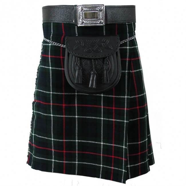 Mackenzie Tartan Traditional Scottish Men's Kilt Outfit Pin, Buckle, Belt, Sporran - #Kilts Boutique#