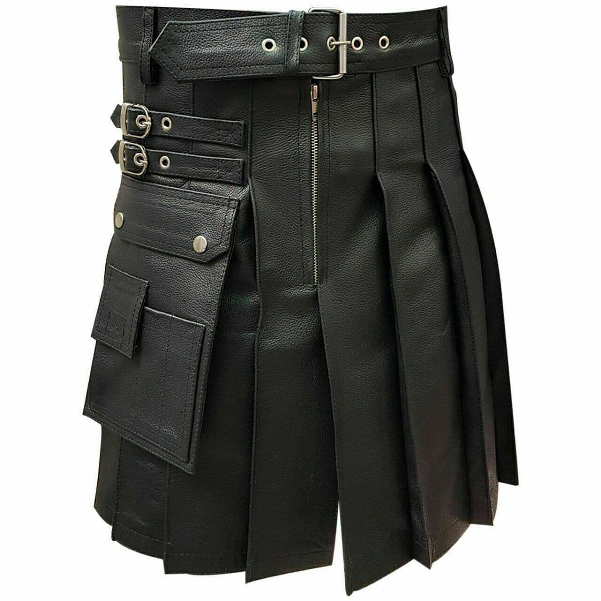 Leather store utility kilt