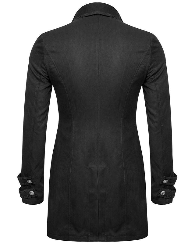 Mens Gothic Morning Jacket Tailcoat Black Steampunk Victorian - #Kilts Boutique#