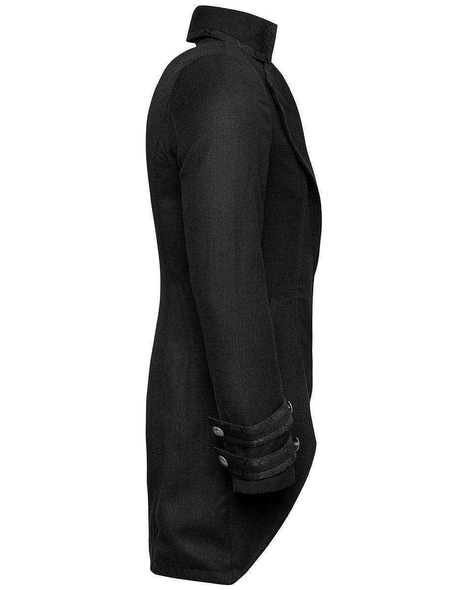 Mens Gothic Morning Jacket Tailcoat Black Steampunk Victorian - #Kilts Boutique#