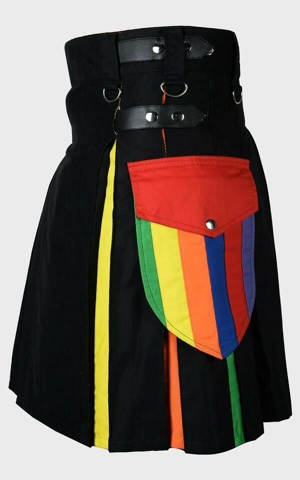 Pride outlet Rainbow Kilt For Men And Women - Kilt For Sale - Hybrid Kilt For Sale - Treven Store