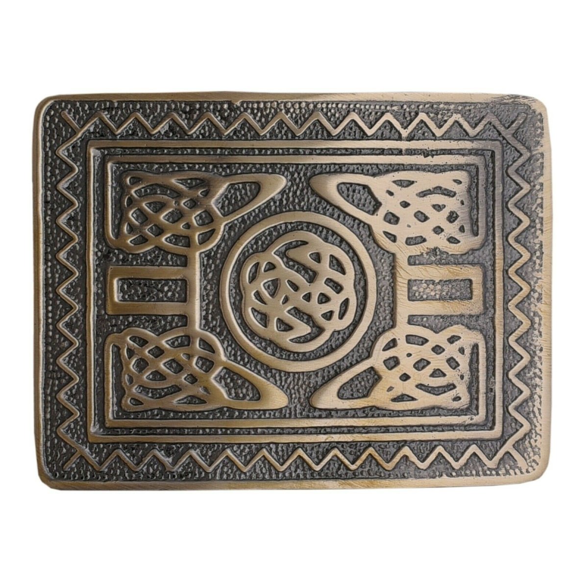 Men's Scottish Kilt Belt Antique Buckles - Celtic Designs Buckles - #Kilts Boutique#