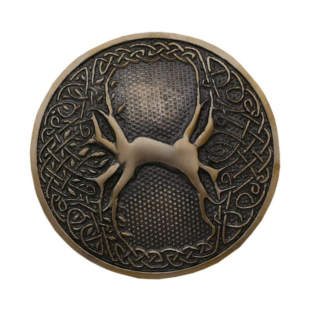 Men's Scottish Kilt Belt Antique Buckles - Celtic Designs Buckles - #Kilts Boutique#