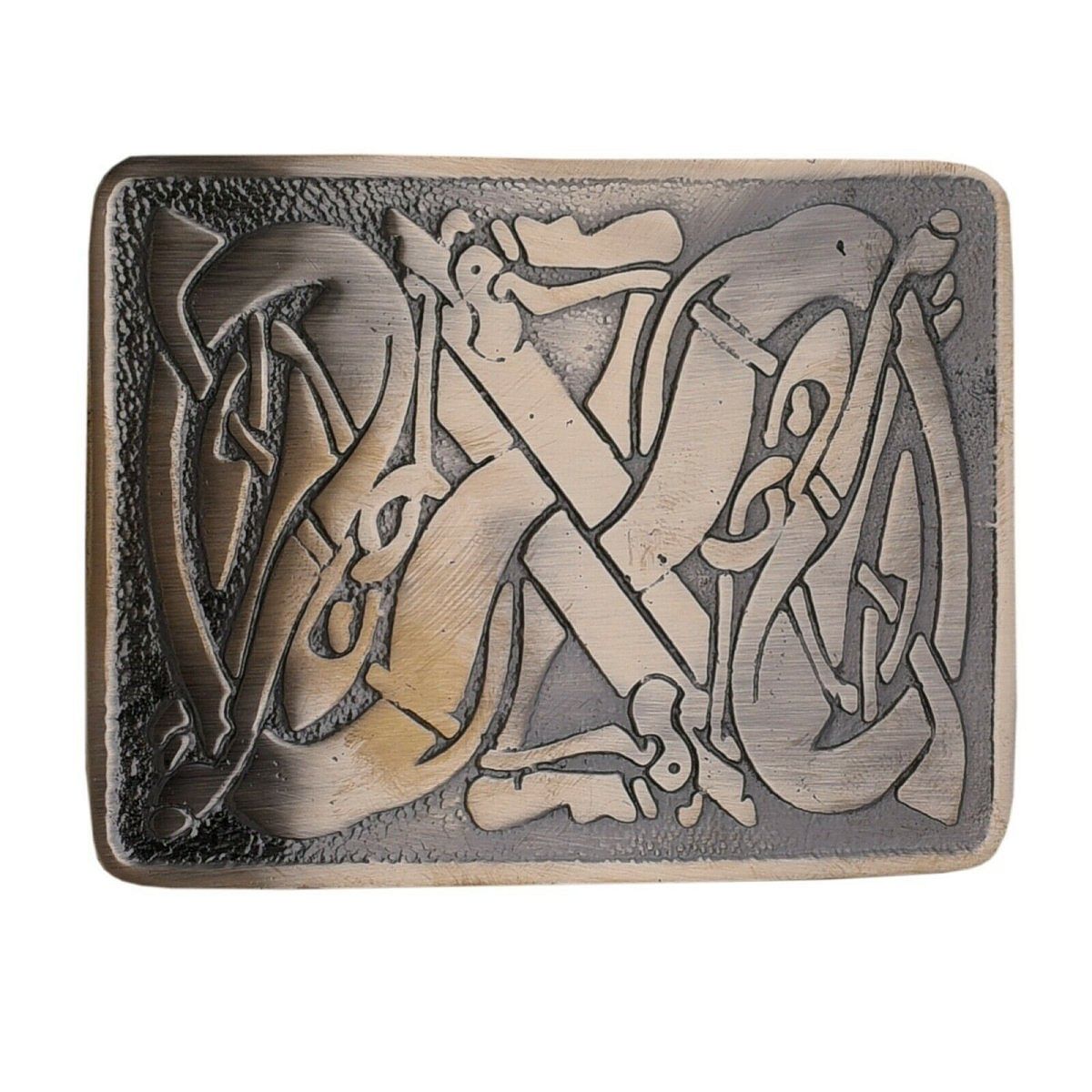 Men's Scottish Kilt Belt Antique Buckles - Celtic Designs Buckles - #Kilts Boutique#