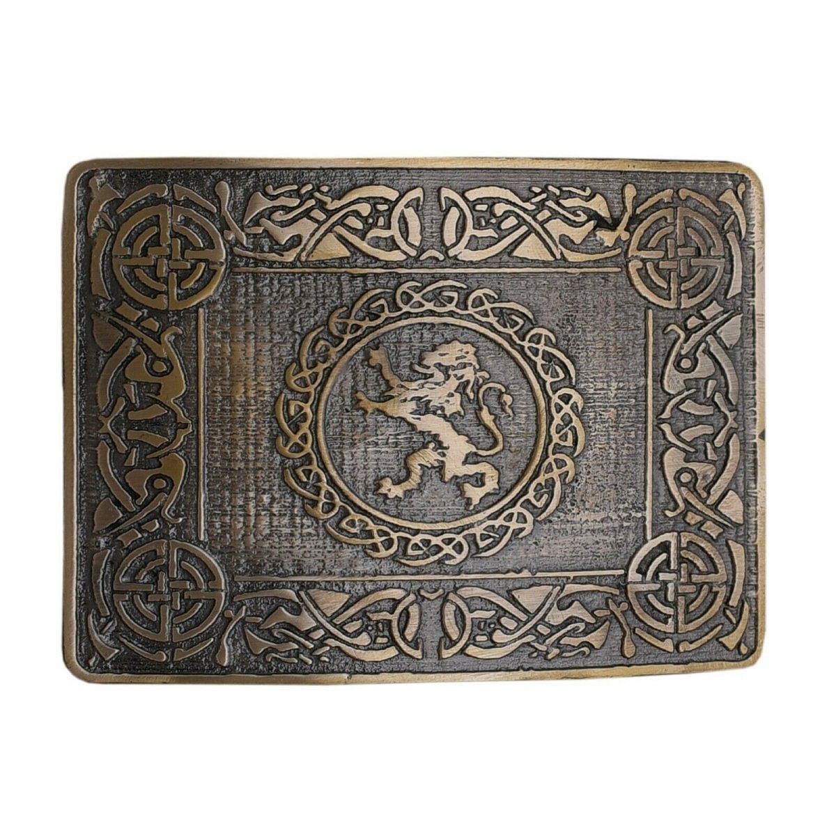 Men's Scottish Kilt Belt Antique Buckles - Celtic Designs Buckles - #Kilts Boutique#
