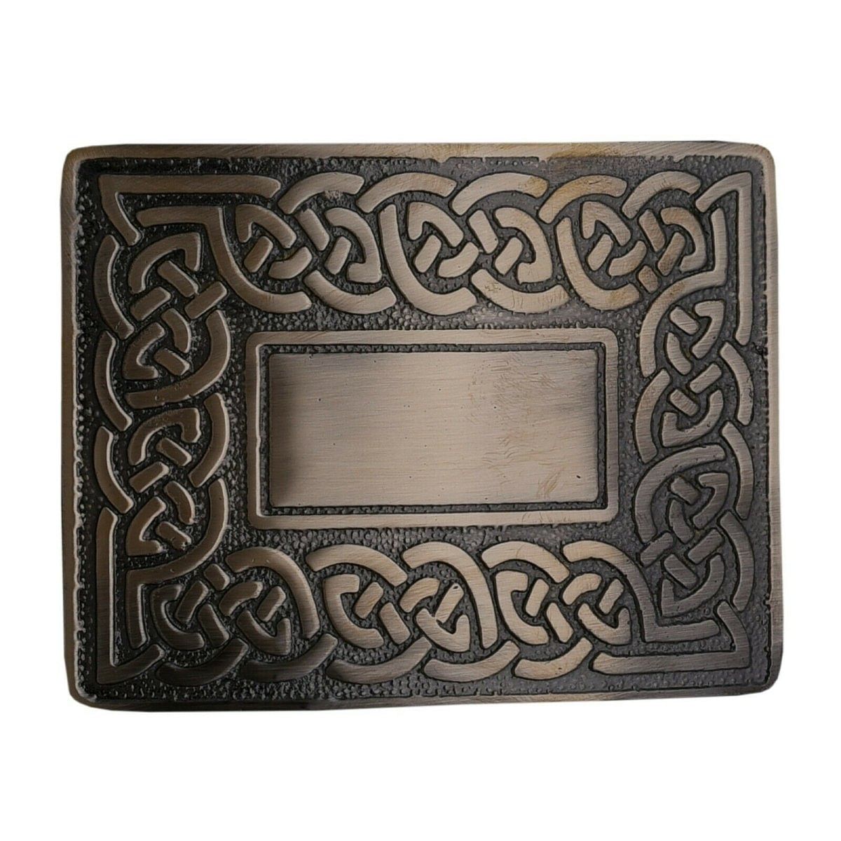 Men's Scottish Kilt Belt Antique Buckles - Celtic Designs Buckles - #Kilts Boutique#