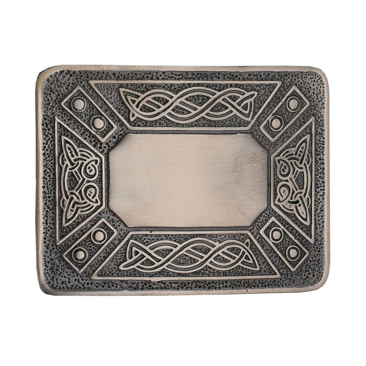 Men's Scottish Kilt Belt Antique Buckles - Celtic Designs Buckles - #Kilts Boutique#