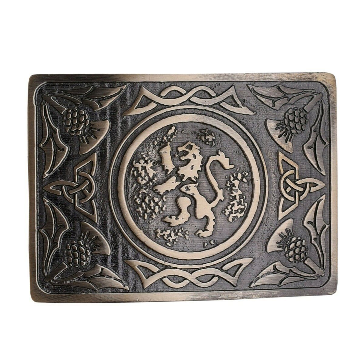 Men's Scottish Kilt Belt Antique Buckles - Celtic Designs Buckles - #Kilts Boutique#