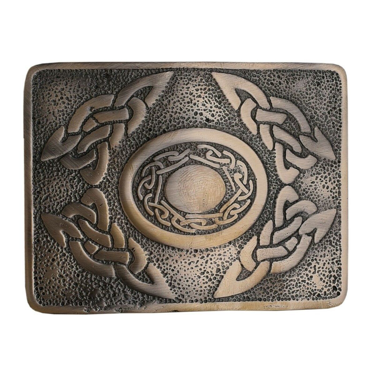 Men's Scottish Kilt Belt Antique Buckles - Celtic Designs Buckles - #Kilts Boutique#