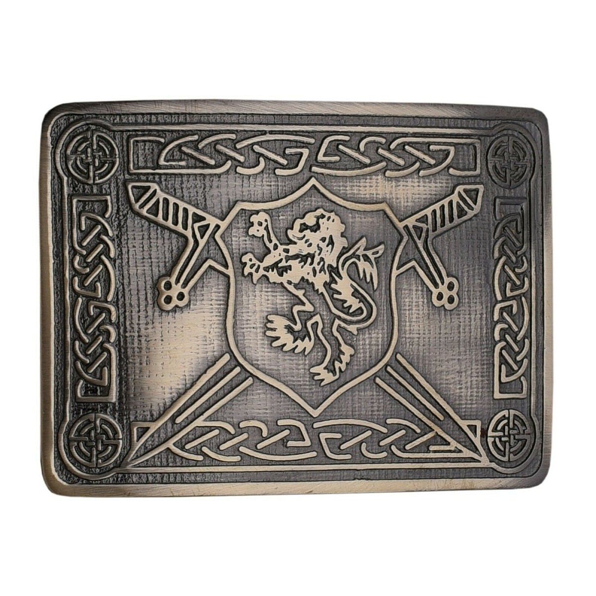 Men's Scottish Kilt Belt Antique Buckles - Celtic Designs Buckles - #Kilts Boutique#