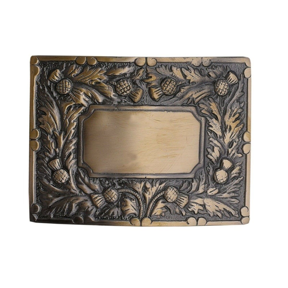 Men's Scottish Kilt Belt Antique Buckles - Celtic Designs Buckles - #Kilts Boutique#