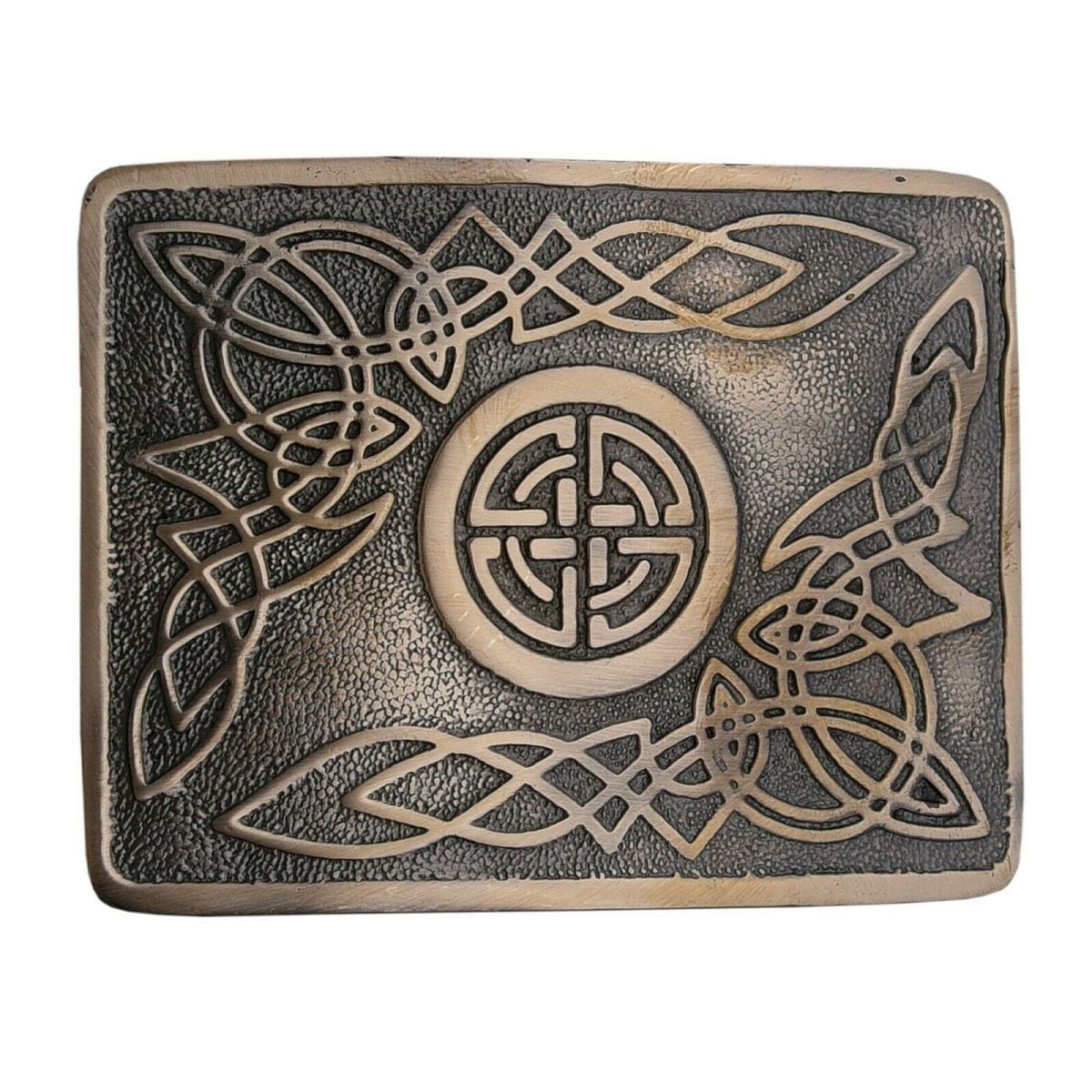Men's Scottish Kilt Belt Antique Buckles - Celtic Designs Buckles - #Kilts Boutique#