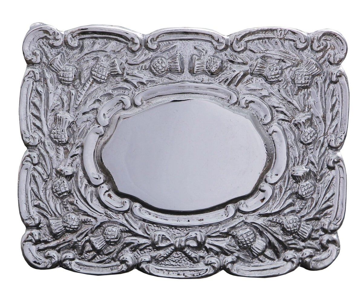 Men's Scottish Kilt Belt Buckles - Celtic Designs Chrome Buckles - #Kilts Boutique#