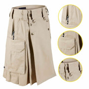 Military Combat Men's Heavy Duty 100% Cotton Utility Kilt - #Kilts Boutique#