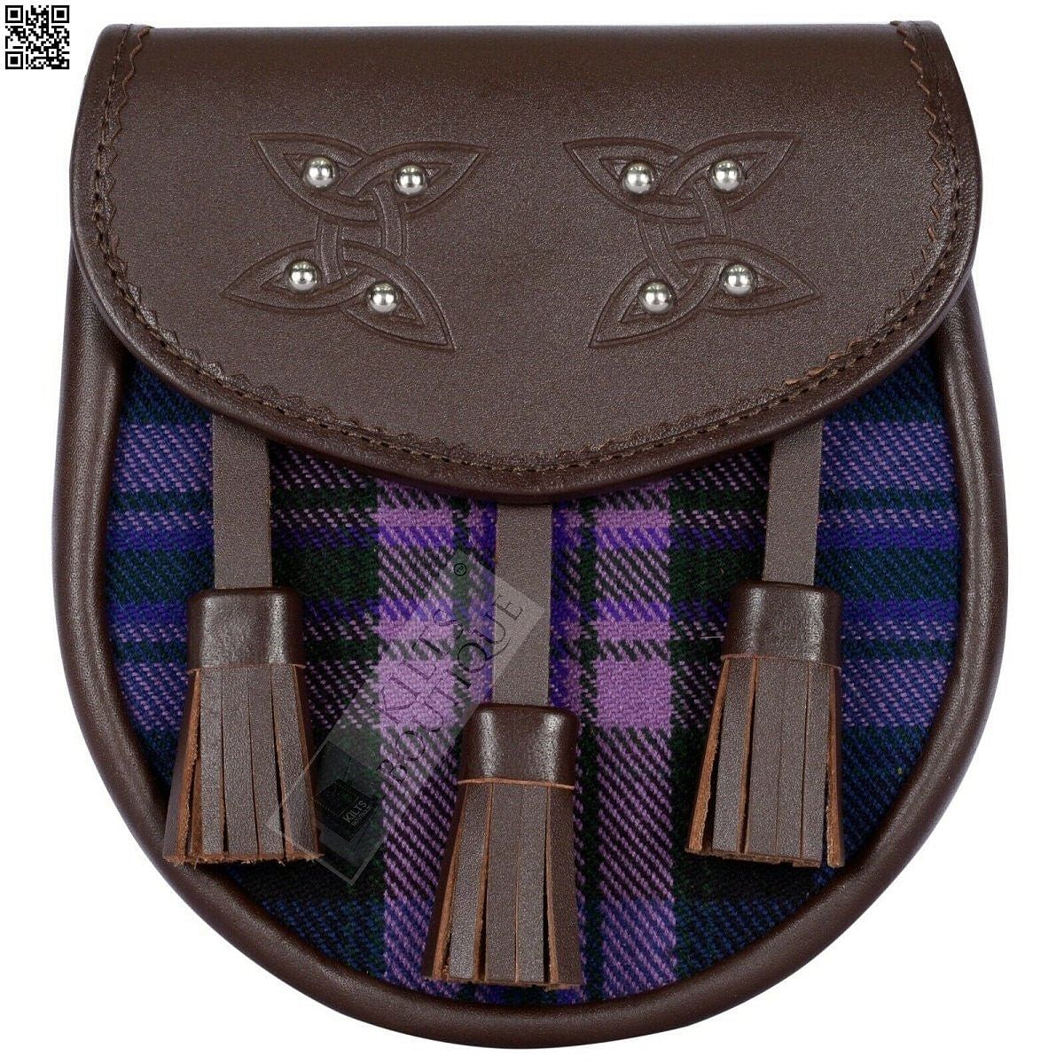 Pride Of Scotland Tartan Traditional Scottish Men's Kilt Outfit , Sporran , Flashes ,Fly plaid & Brooch - #Kilts Boutique#