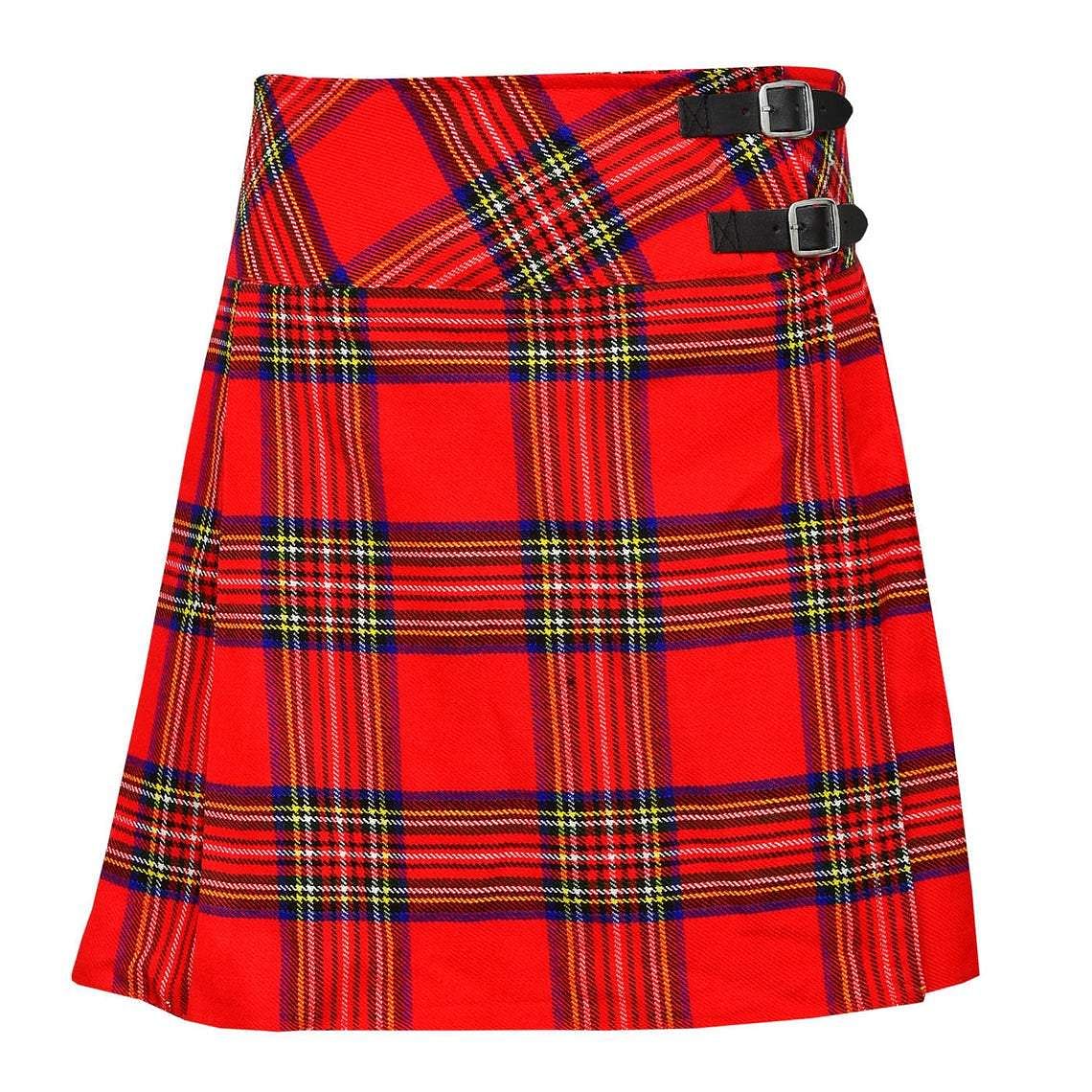 Royal Stewart Ladies Knee Length Kilt Skirt Acryllic Wool Tartans Pleated Kilts 20" Length - #Kilts Boutique#